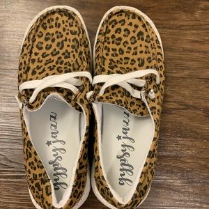 Cheetah print “heydudes”